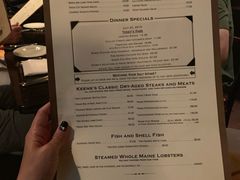 菜单-Keens Steakhouse