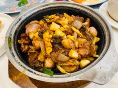 石锅鲍鱼葵花鸡-子霖南山鲜虾面(南山总店)