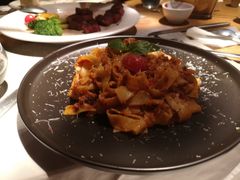 辣味番茄肉丸意大利小宽面-锦潼西餐厅