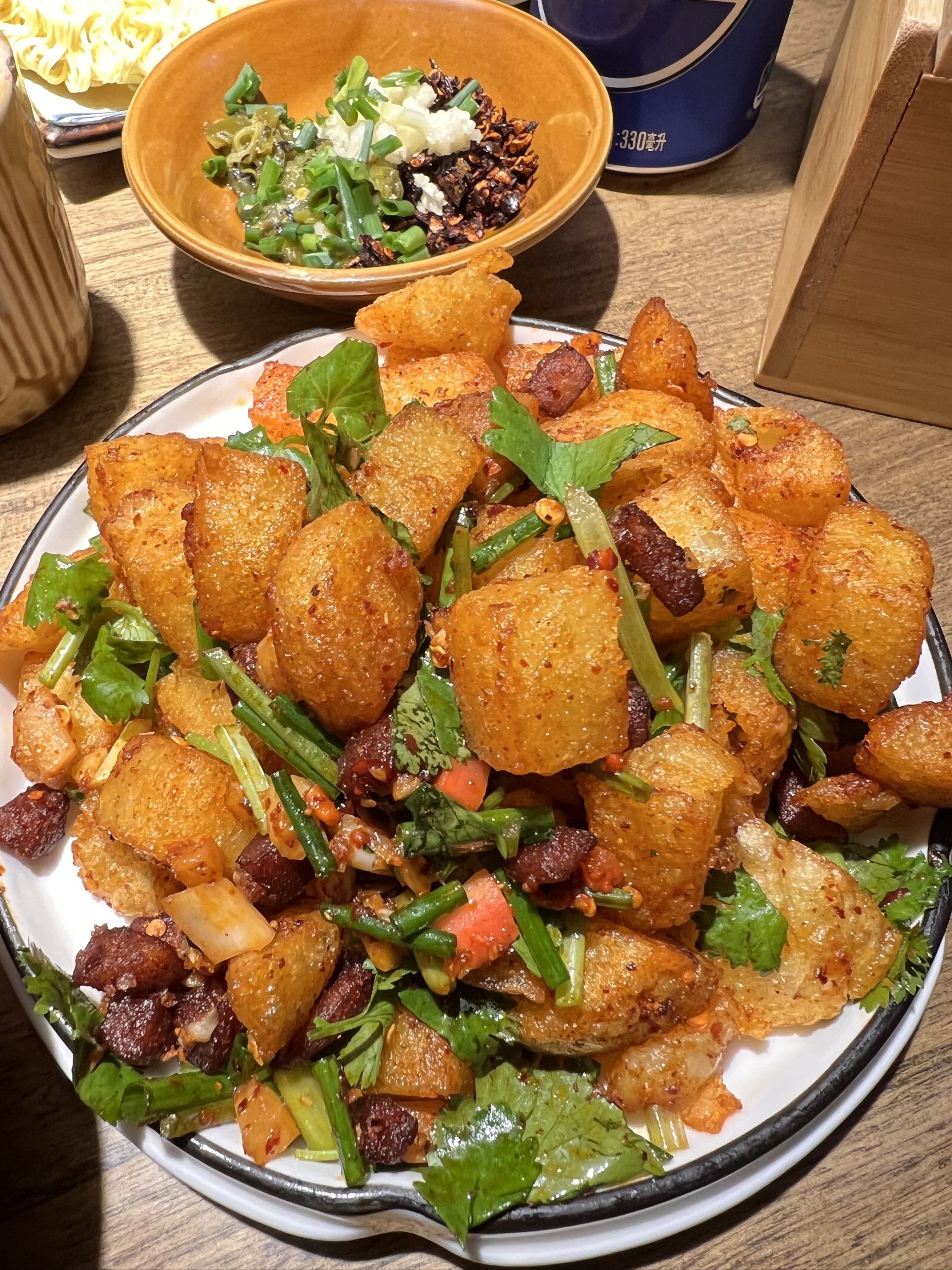 心头爱的小吃炸洋芋!