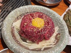 凉拌生牛肉-来顾香韩国料理(汽博店)