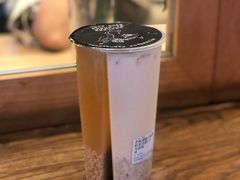 甜胚子绿茶奶茶双拼-放哈·甜醅子奶茶创造者(正宁路店)