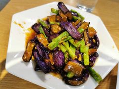 茄子豆角-王胖子土菜馆·特色杭帮菜·农家土菜