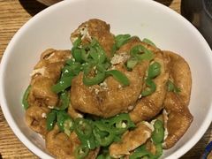 青椒油豆腐-农耕记·湖南土菜(halo广场店)