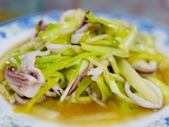 韭黄炒鱿鱼-如我美食(达道社区店)