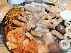 烤五花肉-24 新村雪浓汤(长白山烤肉店)