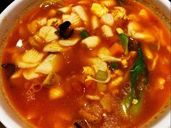 鸡蛋烩麻食-长安面坊(西点茂店)
