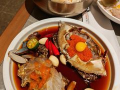 草家招牌酱油蟹-草家酱蟹炭火烤肉店(珲春南路一店)