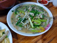 炒螺肉-海口滨海新村143号海南老字号炒菜店