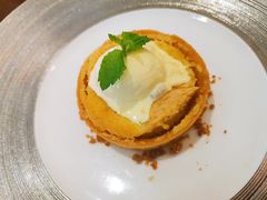 法式苹果派配塔西提香草冰淇淋-北京华彬费尔蒙酒店·刃餐厅