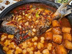 -探鱼·鲜青椒爽麻烤鱼(朝阳悠唐广场店)