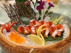 三文鱼腩刺身-麒茗餐厅·粤菜·宴会厅·海鲜(锦绣路店)