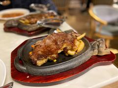 鐵板什扒餐&nbsp;(洋蔥汁)-石板街港澳冰室(天环店)