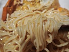 青蟹蟹粉拌面-十面欢腾·海鲜面·台式Bistro(长乐路店)
