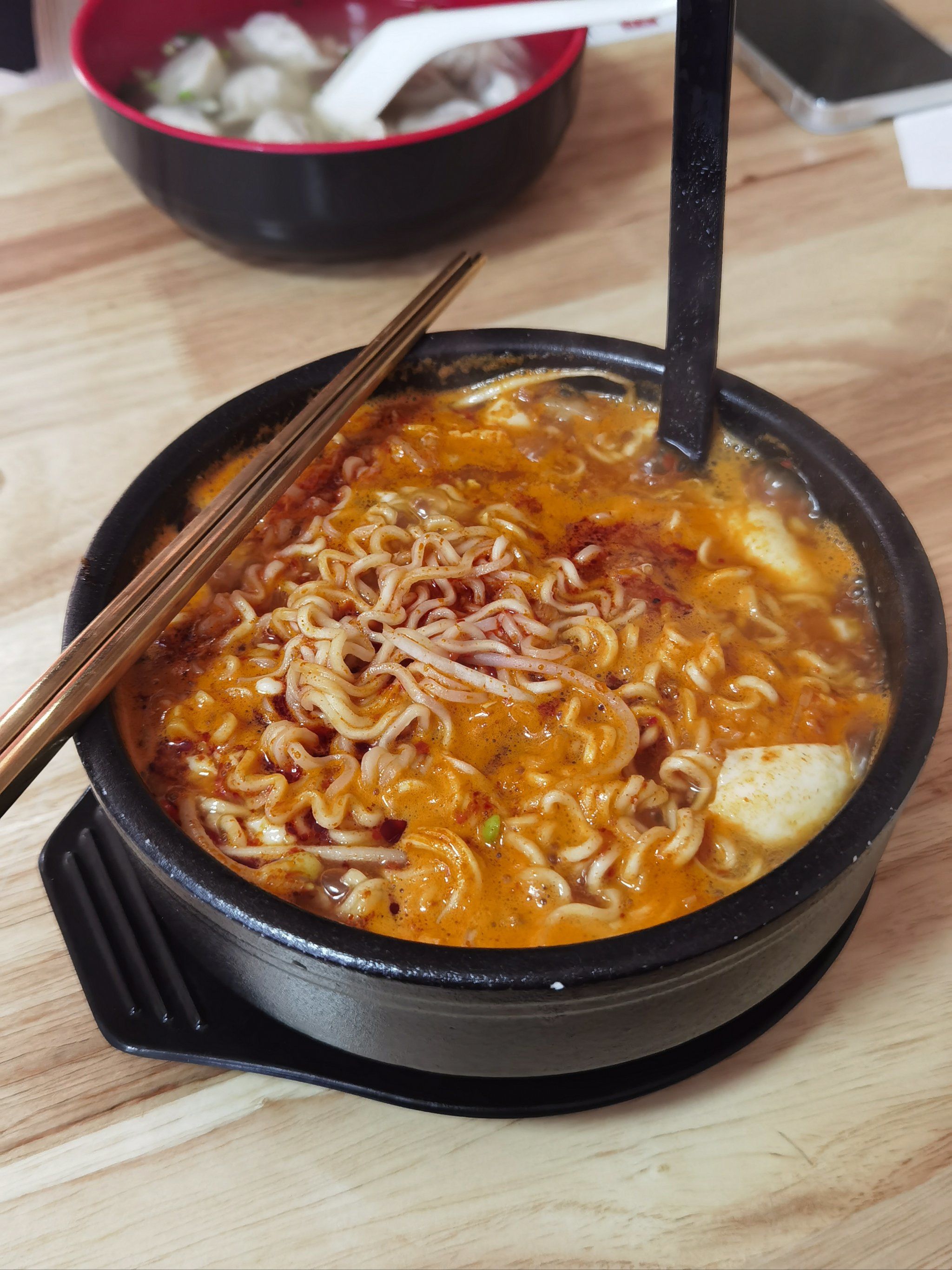 韩式泡菜豆腐泡面