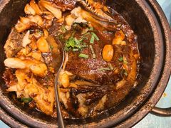 -海派美食·家宴海鲜青岛菜·石锅鲽鱼头(东方城店)