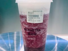 手舂肉肉葡萄奶缇-百分茶(盐城宝龙店)