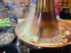-果松木炭酸菜铜火锅·外婆参鸡汤