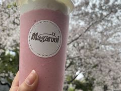 草莓酸奶奶昔-玛格萝妮比萨屋(四平店)