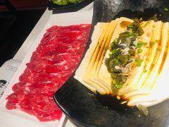 四川空运牛百叶-京韵胡同·酱香羊蝎子火锅涮肉(长寿路店)