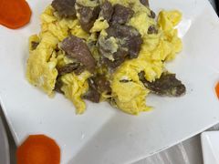 鸡蛋炒牛肉-凤城康记饭店