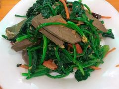 羊肝拌菠菜-回锦轩(泉园店)