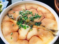 昂刺鱼炖蛋-月敏农家乐(树山店)