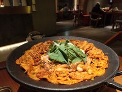 铁板章鱼五花肉-春熙台韩国料理·章鱼肥牛(西丽店)