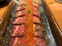 tataki风·火炙和牛刺身-山杏yama-katsu·吉列炸物