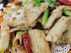 椒盐猪肚-莲华素食府