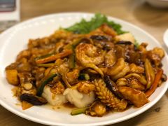 椒香虾仁爆鸡球-陈傻子餐厅(世纪都会店)