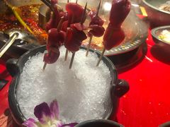 牙签鹅郡片-谭鸭血老火锅(漳州路店)