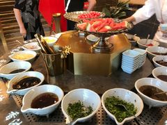 自助调料区-捞神煲汤火锅(湖滨商业街店)