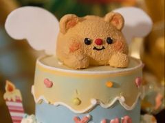 -咖咖熊蛋糕定制·英国蓝风车动物性淡奶油