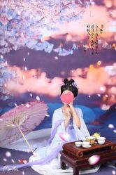 -后宫·古装汉服京剧儿童亲子全家福摄影