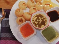 网红脆球饼-食彩美印度特色美食餐厅·印度料理