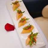 口感绝～#甜品— 巴旦木奶冻+香芋咸蛋黄芝士蛋糕