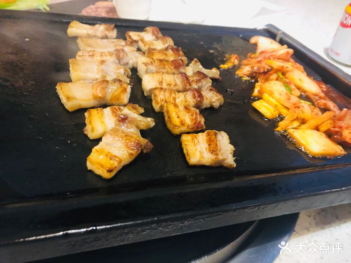 韩时烤肉(朝阳蓝色港湾店)石板烤五花肉图片
