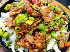 铁板孜然牛肉-芳芳餐厅(白沙路店)