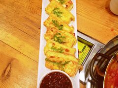 嫩煎豆腐-喇喇排骨火锅·传统韩式脊骨汤(望京西园总店)