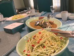 -海派美食·家宴海鲜青岛菜·石锅鲽鱼头(东方城店)