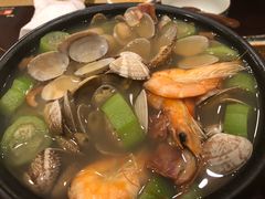 丝瓜海鲜锅-松子料理(亮马桥店)