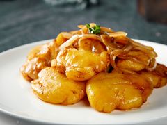 洋葱土豆饼-霞客居酒店·霞客食府·宁海特色小海鲜