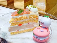 桃子蛋糕-LELECHA乐乐茶(上海五角场万达广场店)