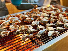 炭烤生蚝-亚龙湾希尔顿自助餐厅·海鲜·烧烤·沙滩BBQ·现场乐队