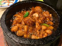 石锅杭椒牛蛙-桂满陇天书(南京德基旗舰店)