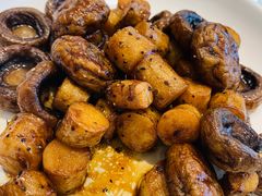 红烧蘑菇山药-子霖南山鲜虾面(南山总店)