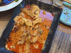 叁宝秘制涮牛肚-叁宝烤肉• 西安烧烤 领跑品牌(中海城店)
