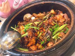 茶树菇香辣鸡煲-清真重庆巴爷香辣鸡煲(南小巷店)