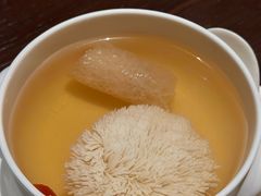 菊花豆腐竹荪炖松茸-随堂里